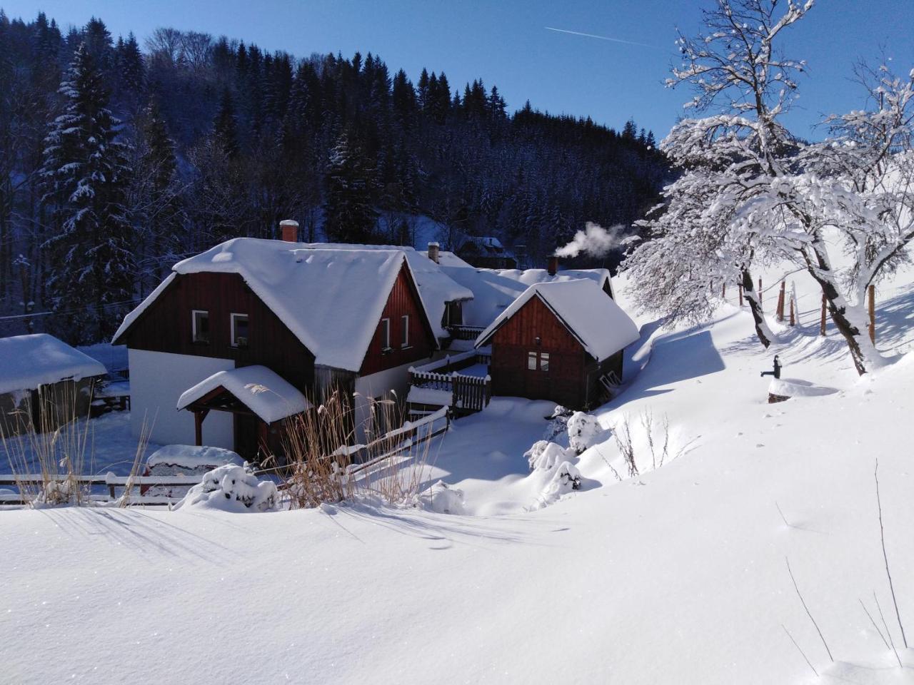 U Vesele Lisky Hotel Hutisko Bagian luar foto